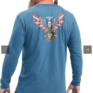 *** NEW WITH TAGS*** Ariat men’s cotton strong American raptor long sleeve